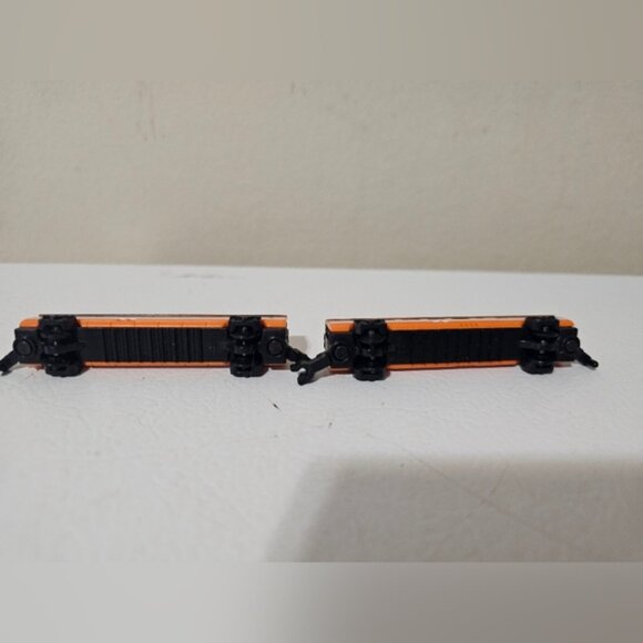 Micro Machines Galoob Tgv France Bullet Train Engine Orange En Voyage - Picture 8 of 8